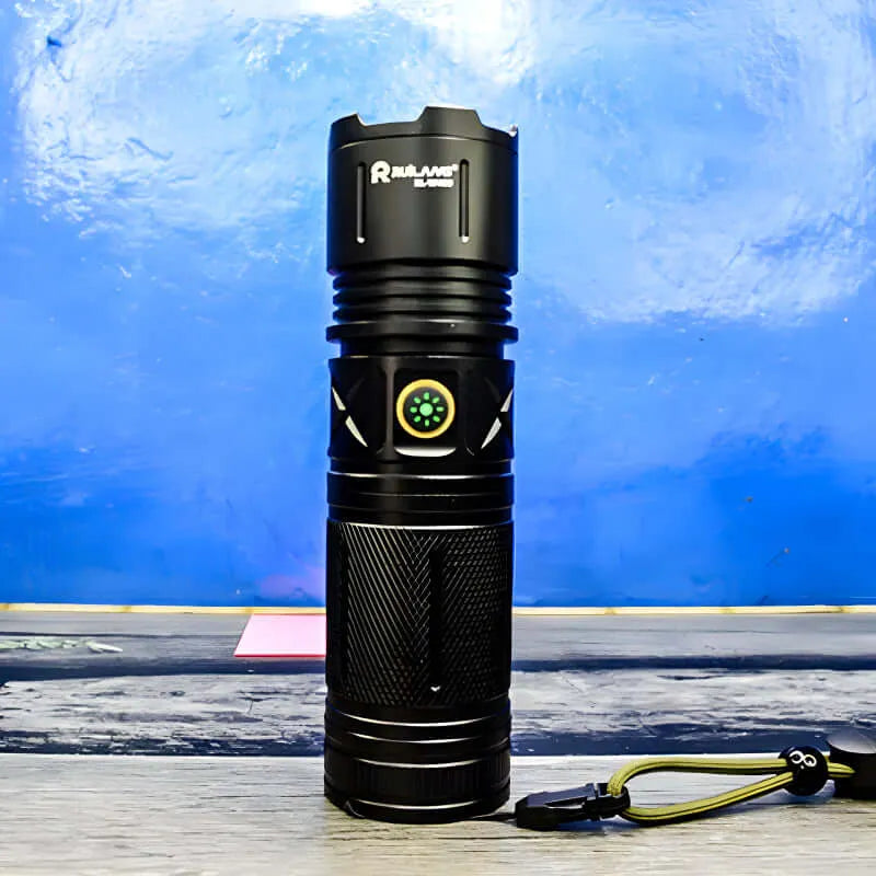 Multifunctional P90 LED Laser Flashlight With 1 KM Range