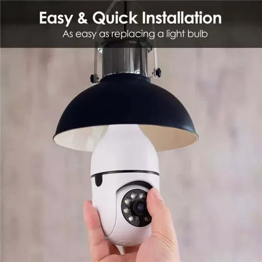 Wireless Wifi Bulb Security CCTV Camera