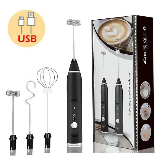 USB Rechargeable Milk / Egg / Coffee Beater