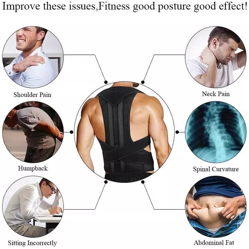 Adjustable Posture Back Belt For Men And Women